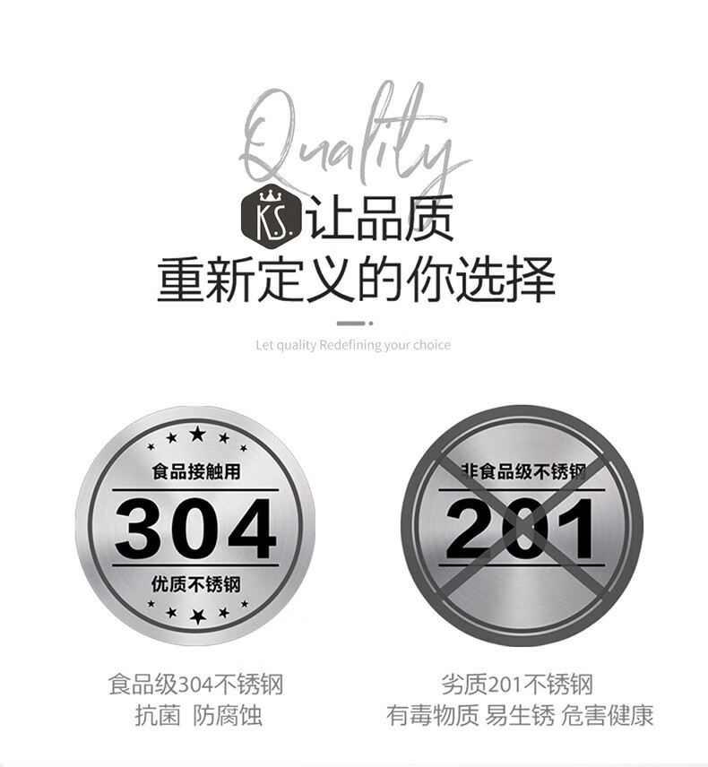 男女商务休闲时尚保温杯水杯大容量304不锈钢食品级pp 酷黑色_自营