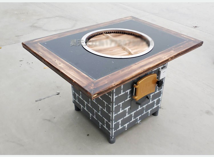 柴火鸡灶台大锅台柴火灶土灶台饭店地锅鸡的地锅灶铁锅炖灶台桌 1.