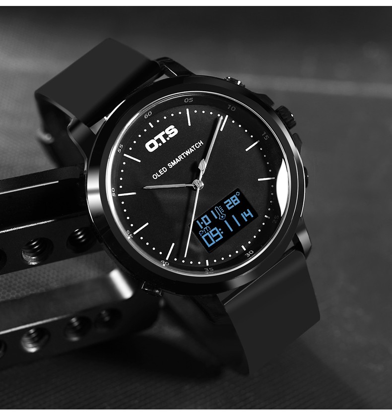 奥迪斯ots智能手表男学生电子表韩版简约时尚运动青少年潮男士款高中