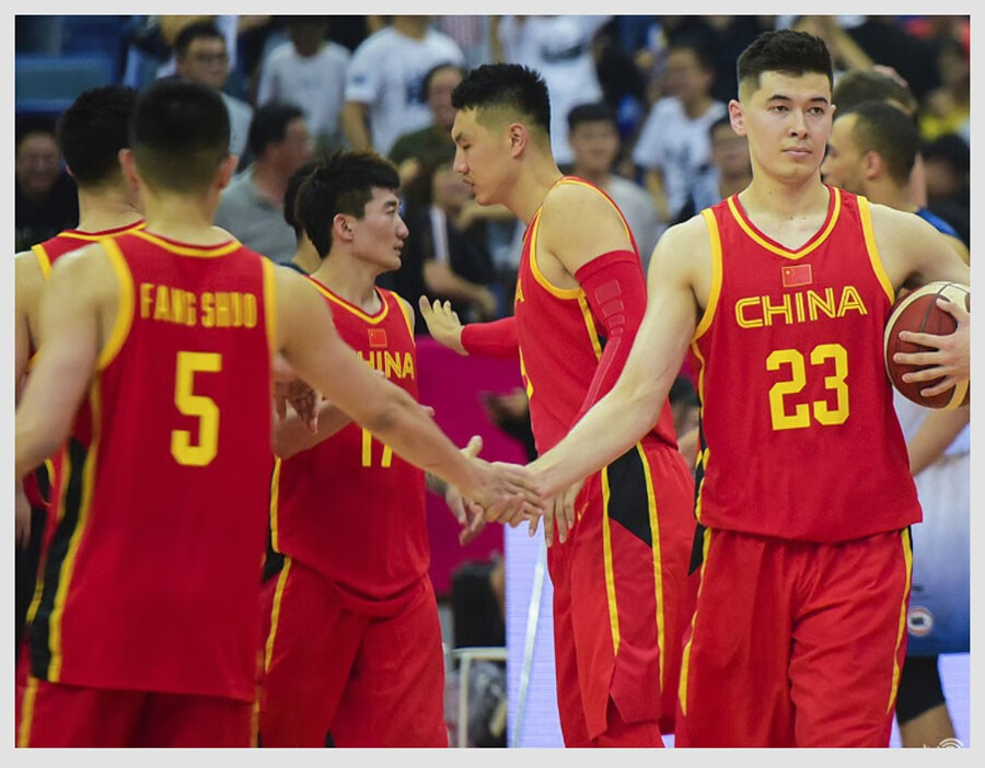 国家队中国男篮球衣郭艾伦易建联周琦篮球服套装定制比赛队服训练背心