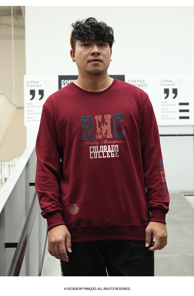 加肥加大春秋季宽松胖人肥佬打底衫 【加绒】仙鹤黑色 2xl(170-190斤)