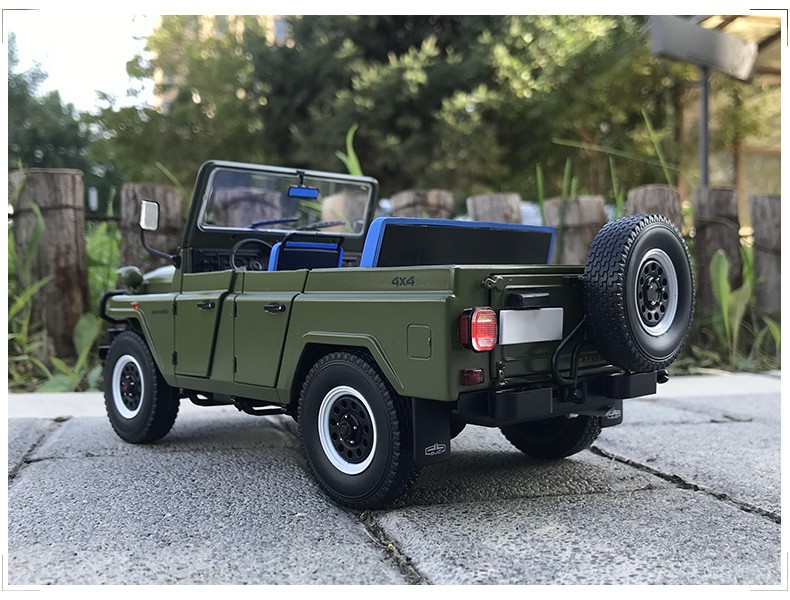 北京2020vj吉普车bj2020118检阅车2020合金汽车模型仿真车模敞篷越野