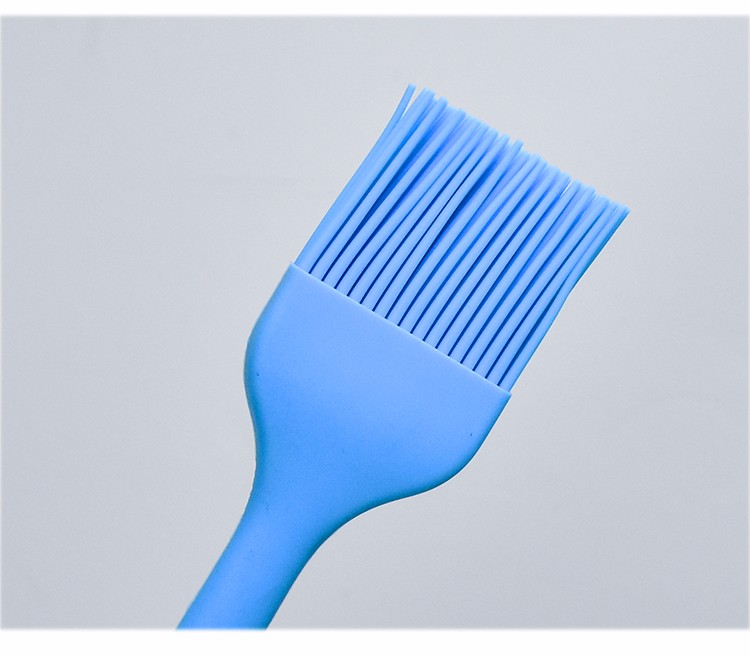 烙饼食用用油硅胶刷电饼铛刷子家用耐高温烧烤刷不掉毛刷软刷 蓝色