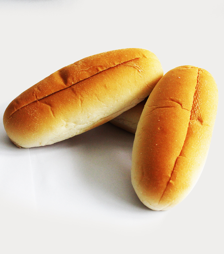 热狗面包胚 长方形热狗胚商用家用半成品 12个原味不切全胚