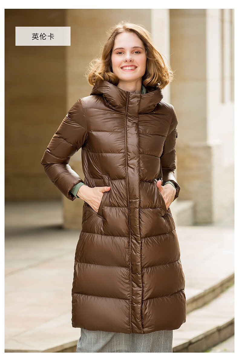 时尚保暖休闲女士羽绒服外套td19160 黑色 185/104a【图片 价格 品牌