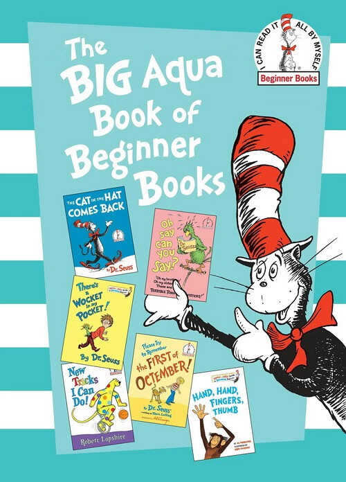 the big aqua book of beginner books 苏斯博士绿色大书 6合1 儿童