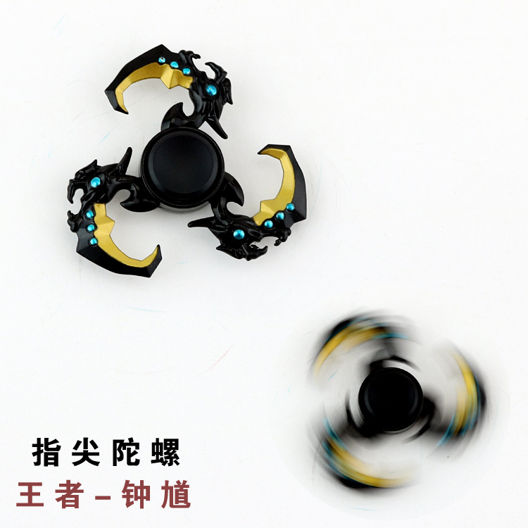 王者指尖陀螺孙悟空李白诸葛亮赵云韩信恺兰陵王指上陀螺手指学生成人