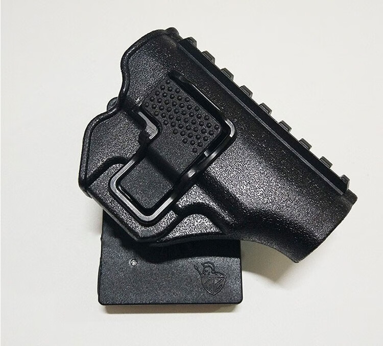 雪峰狐64快拔套腰部式枪套弹夹套战术防抢快拔硬质塑料64单排弹夹套