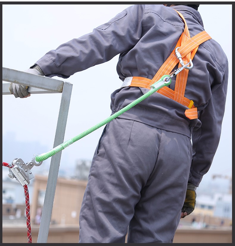 欣达高空安全绳自锁器防坠落防坠扣止坠器自动抓绳卡绳锁绳保护器