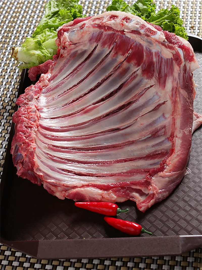 羊排 新鲜山羊排 羊肋骨 羊排骨 羊肋条 羊排肉 农家散养新鲜羊肉带皮
