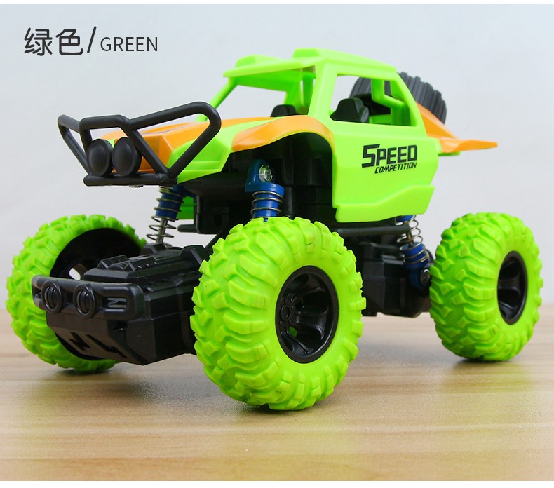 回力耐摔越野车 儿童小车模型玩具车男孩宝宝3-4-5-6岁小汽车 蓝色-带