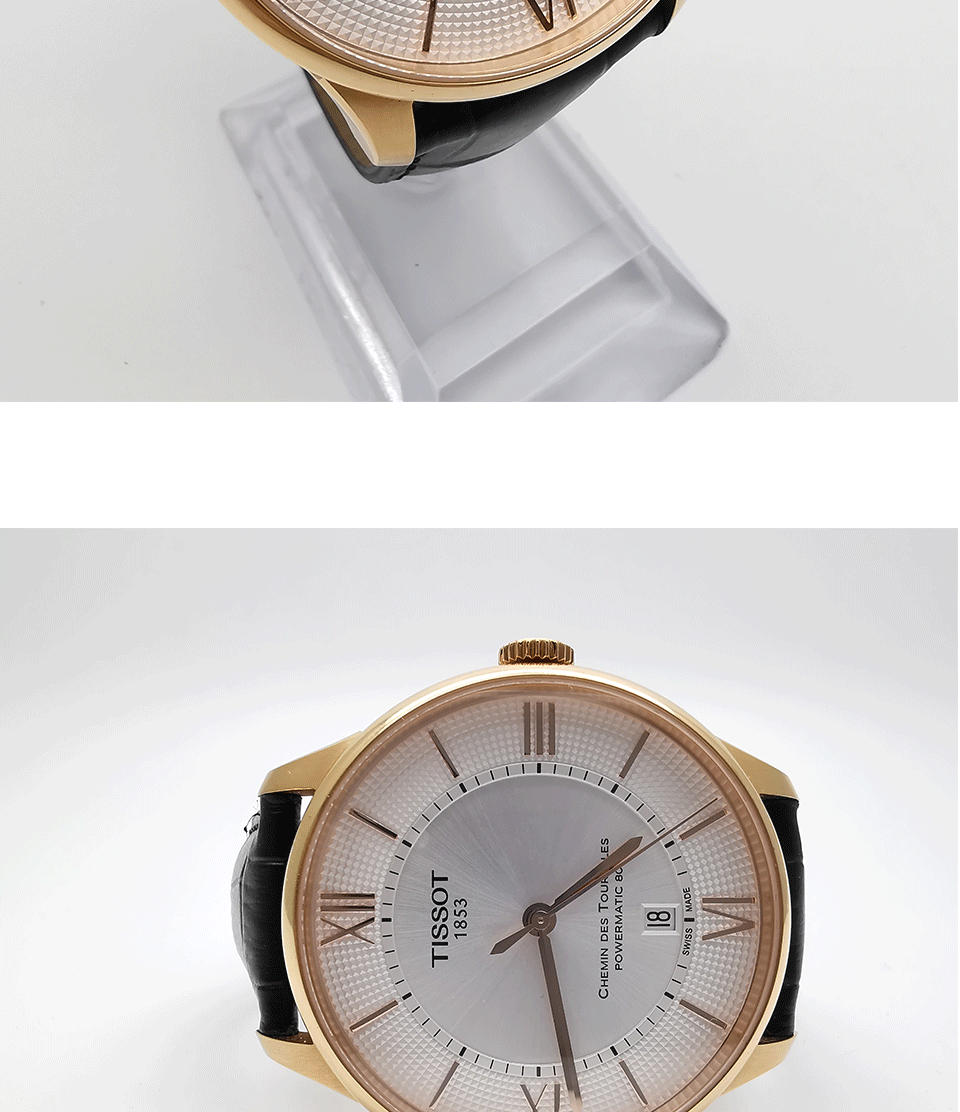 二手95新二手奢侈品天梭tissot杜鲁尔系列男士机械腕表表径42mm二手