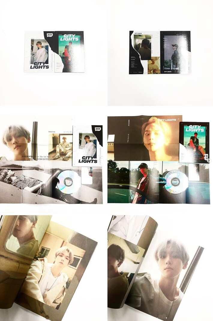 exo伯贤solo迷你1辑citylights专辑边伯贤两版