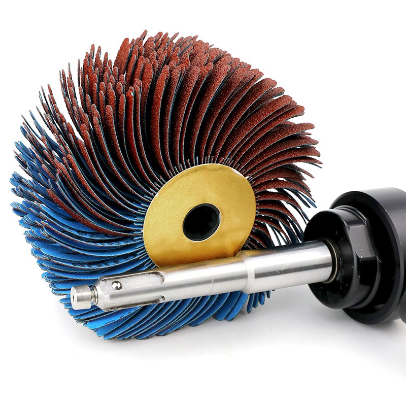 百马气动电动菠萝蜜盘打磨机盘 风钻电钻异形磨机磨盘 (120目)(60*118