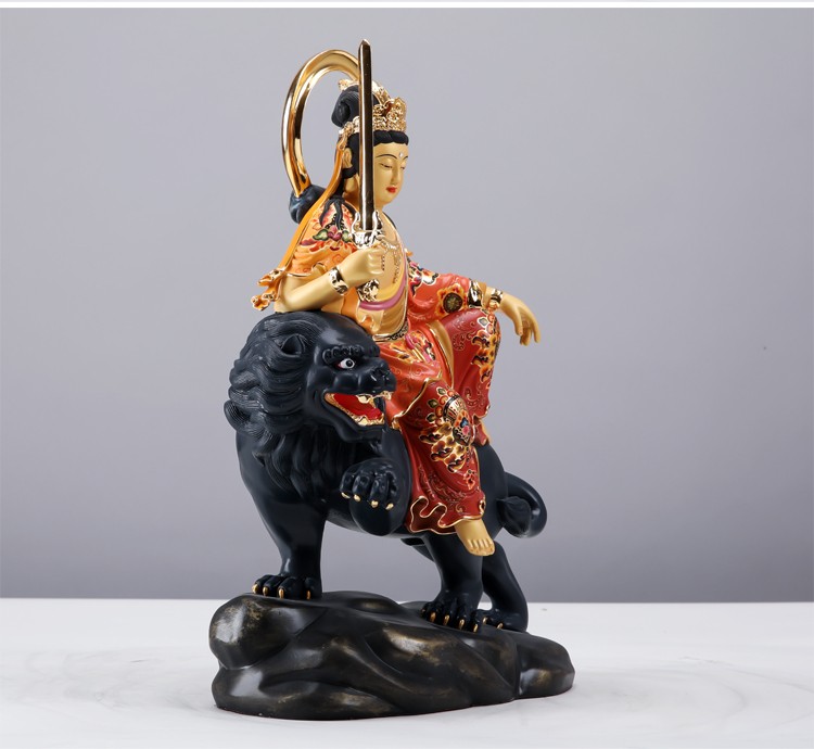 法器专营店商品编号:10057007671234商品名称:盛凡 宝华彩绘文殊菩萨