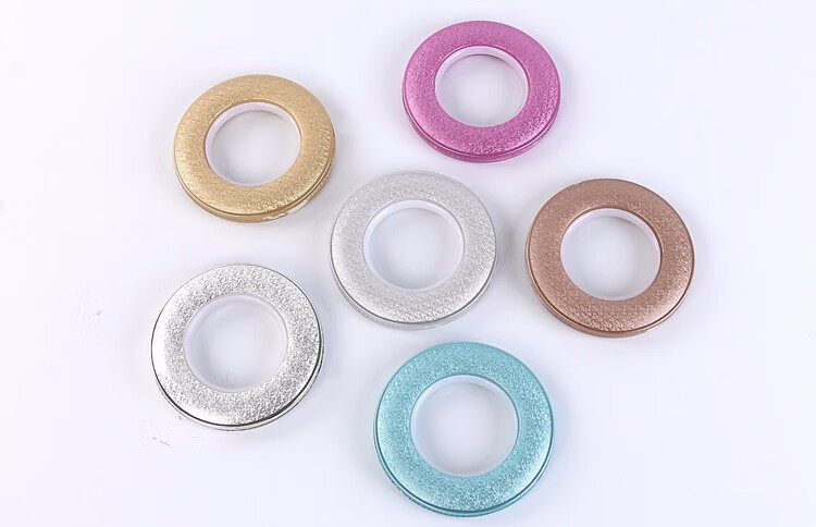 加厚静音窗帘环罗马圈环打孔圈扣环窗帘配件辅料罗马环窗帘圈扣环