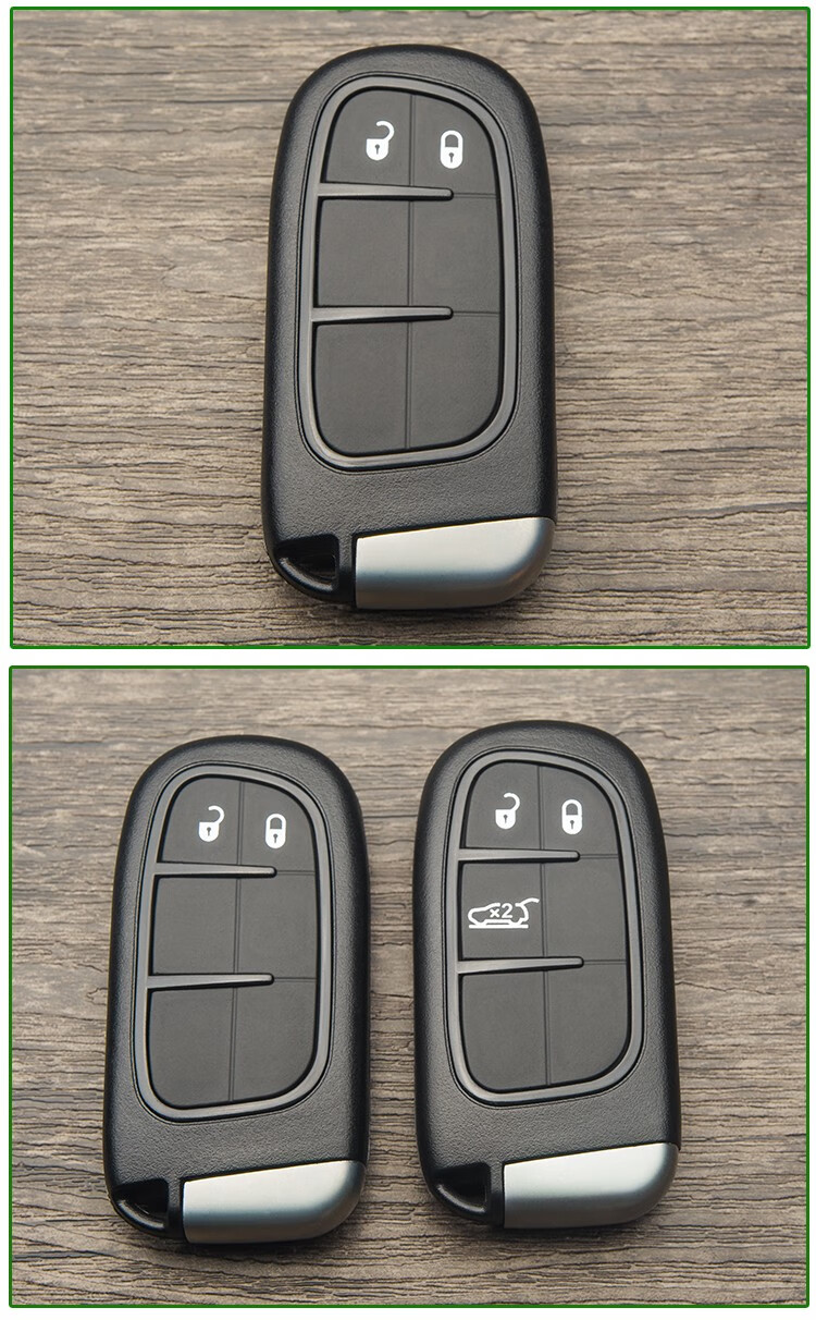 速安通 吉普自由光车新款钥匙壳jeep大指挥官智能钥匙替换外壳摇控器