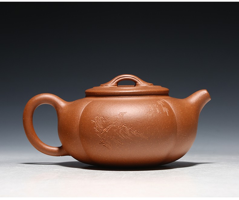 徐保国紫砂壶宜兴名家纯全手工原矿小泡茶壶功夫茶具南瓜壶降坡泥