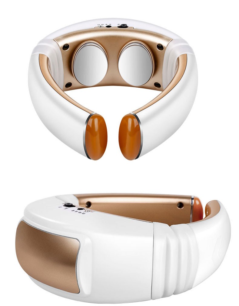 奕佳(yijia)颈椎按摩器肩颈智能 颈部按摩仪 脖子牵引器办公室脉冲