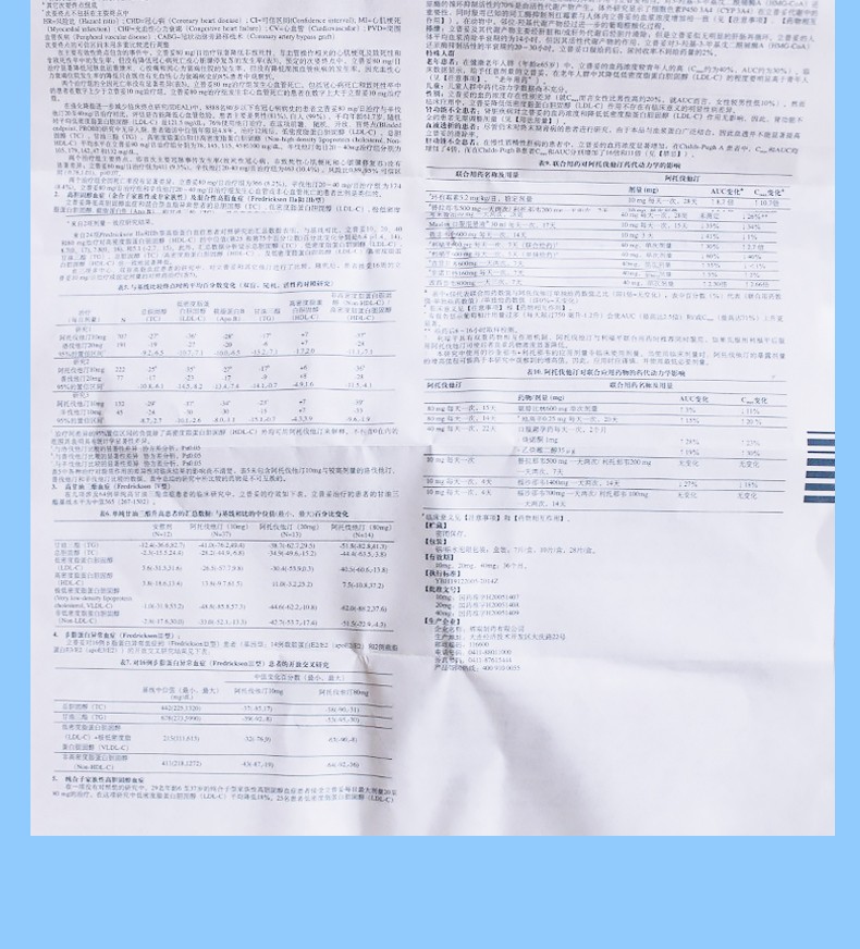 低至206/盒 立普妥(lipitor) 阿托伐他汀钙片 20mg*28片/盒 10盒装