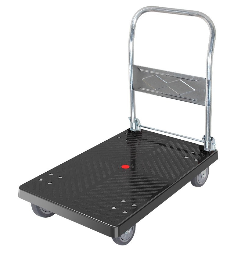 小推车拉货平板车搬运车折叠万向轮快递拖车小拉车手推车四轮定制