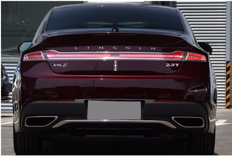 mkz mkx大陆领航员车标改装车贴十字叶子板侧标 林肯十字标-金色 林肯
