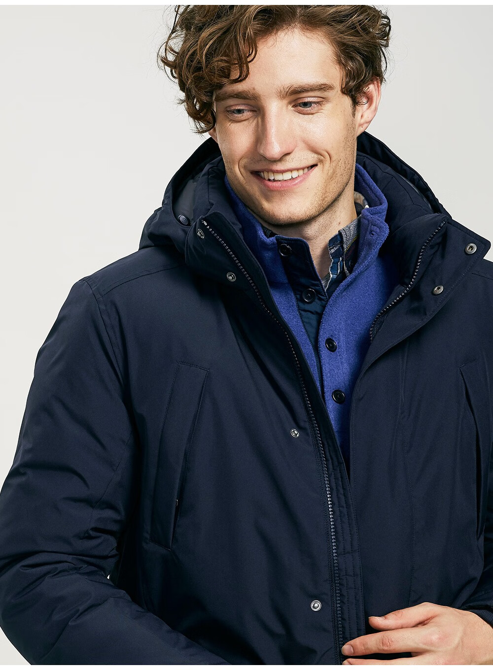 aigle艾高秋冬kent男款windstopper防风保暖舒适简约羽绒服外套男士深