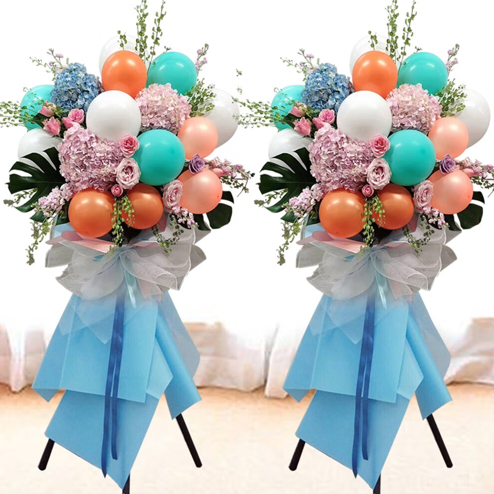 冉子花坊鲜花开业花篮同城速递气球三脚架花蓝开张商务乔迁送朋友北京