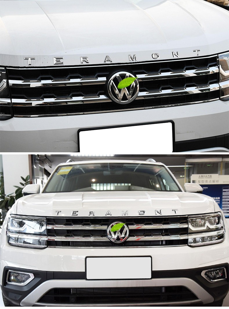 驹傲适用17年19年20款途昂车头字母标大众途昂尾标字母贴标引擎盖贴标