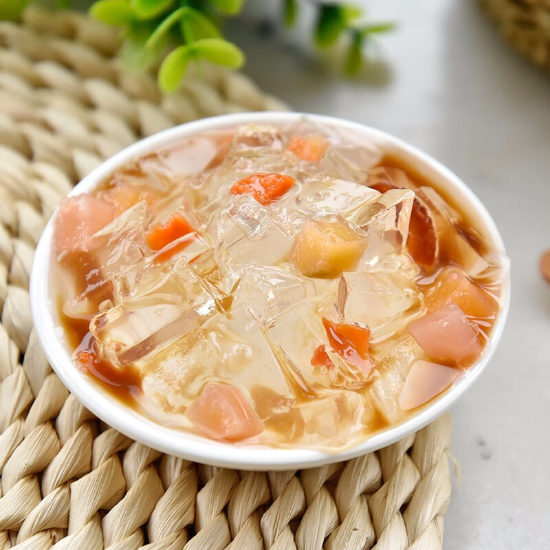 宇峰白凉粉100g 黑凉粉原料100g)可做10斤 白凉粉果冻粉儿童冰粉粉