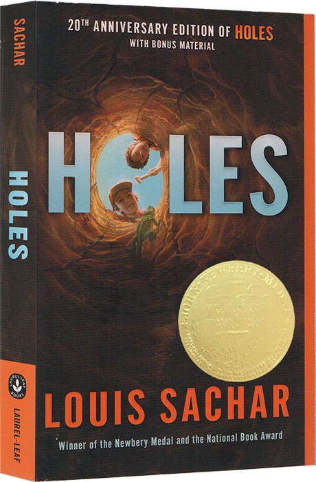 包邮 英文原版小说 holes 别有洞天 纽伯瑞金奖小说 louis sachar