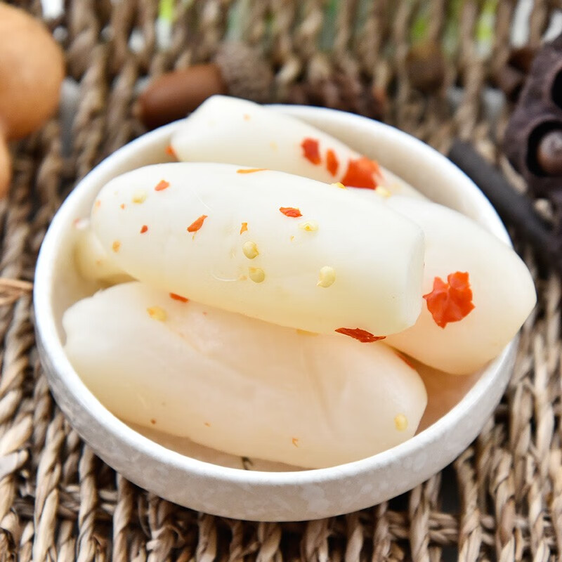 靖茂 珍珠萝卜200gx6袋 酸甜酸辣爽口泡萝卜广西靖西特产零食 泡制酸