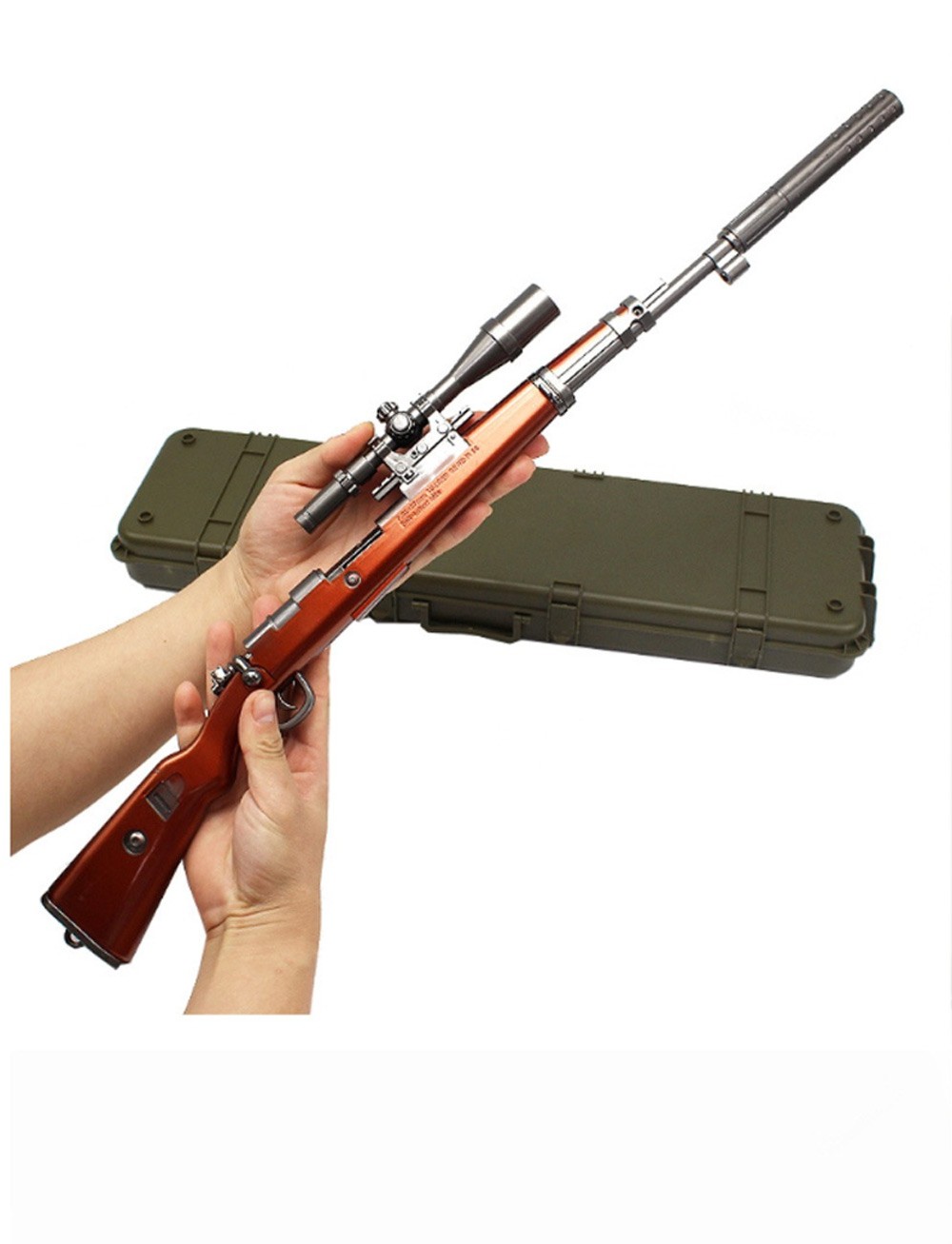 绝地求生大吉大利今晚吃鸡抛壳版98k合金大号不可发射全拆卸抛壳95