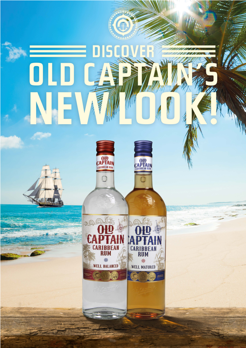 牙买加进口oldcaptain加勒海俱乐部白朗姆酒700ml