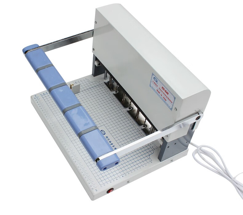 慧梦三孔电动财务装订机现代xds40a4会计文件票据档案打孔机xds403mm