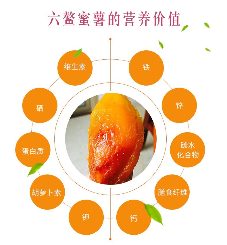 六鳌红薯 红心蜜薯 沙地六鳌蜜薯 新鲜地瓜红薯 2.