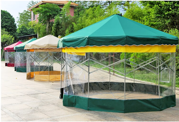 农家乐户外蒙古包帐篷烧烤餐饮保暖摆摊折叠救灾工程工地夜市棚子30米