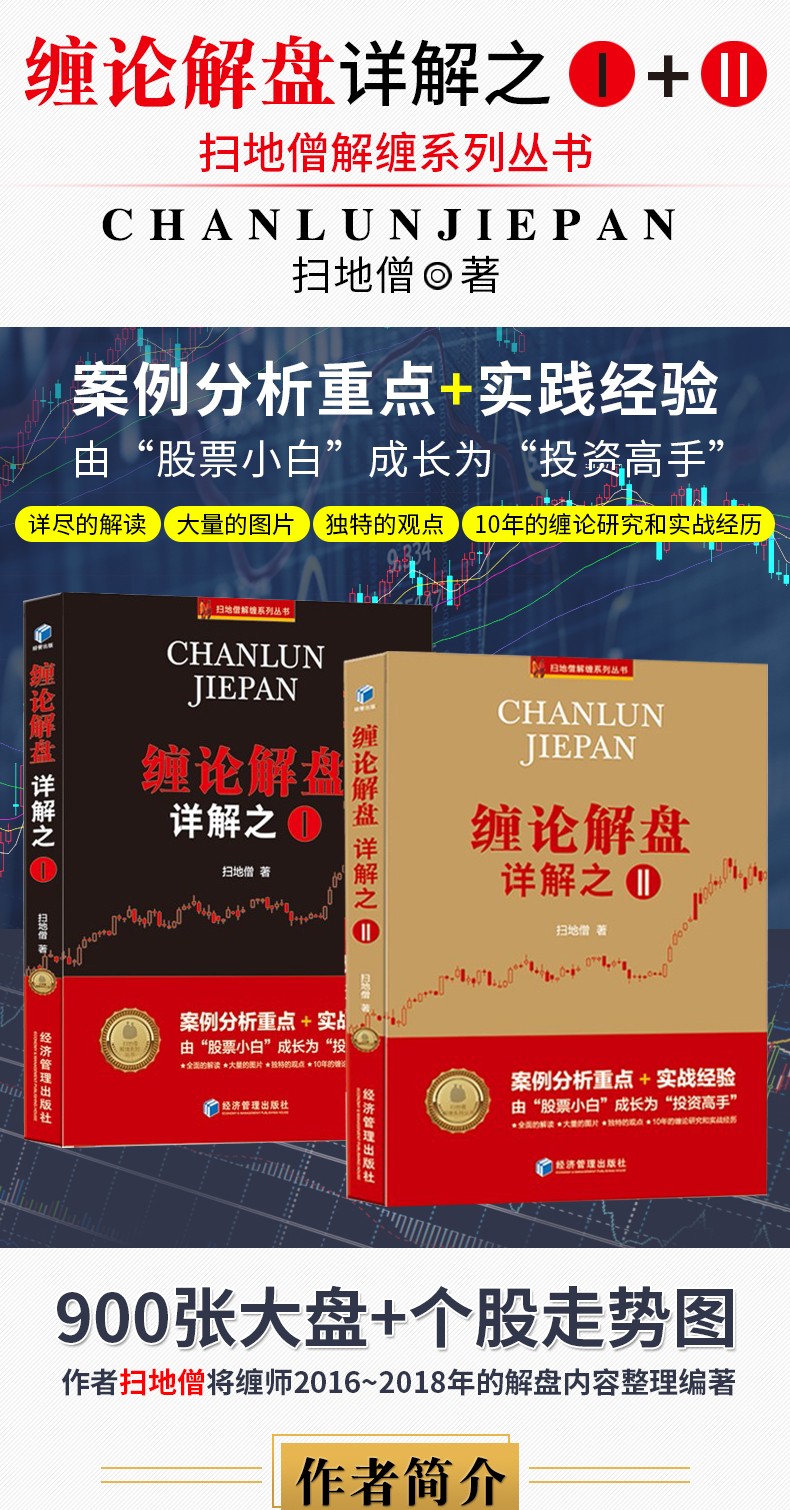 扫地僧的书4册缠论解盘详解12缠论108课详解缠论实战详解金融投资书籍