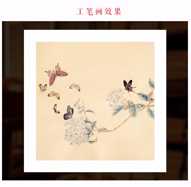 希古斋安徽泾县宣纸加厚国画工笔画正方形镜片软卡毛笔书法国画专用