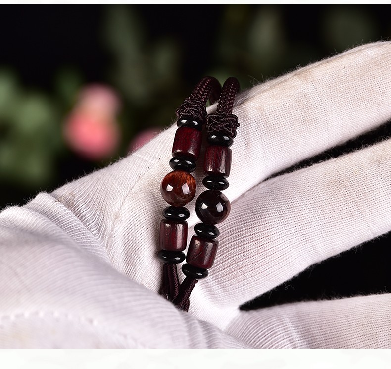 正宗小叶紫檀平安扣吊坠实木雕刻黑檀木项链女毛衣吊坠装饰 小叶紫檀