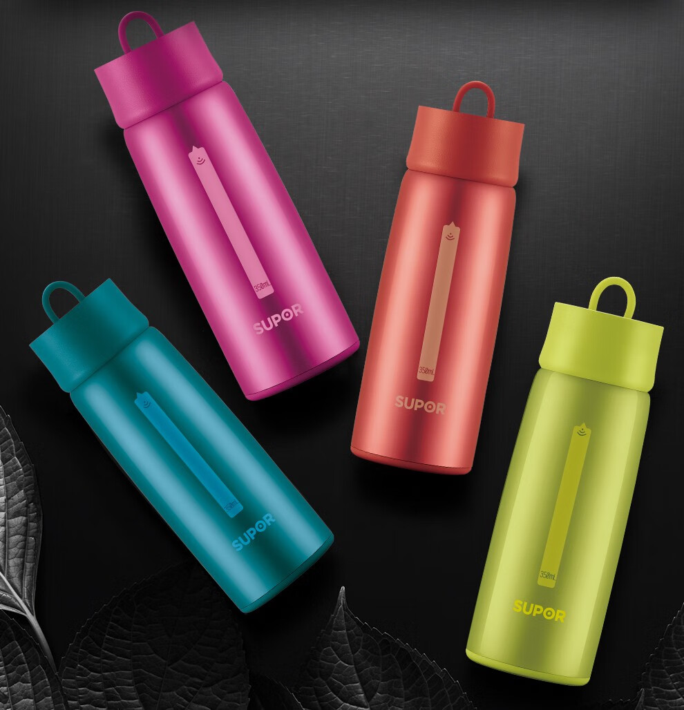 苏泊尔supor苏泊尔保温杯304不锈钢真空保温杯男wow保温杯女茶杯水杯