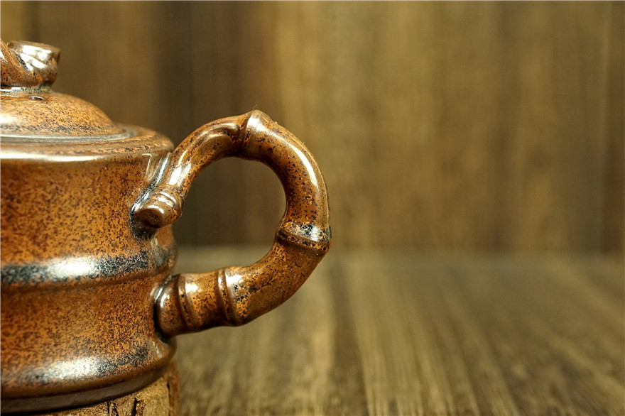 618爆款竹报平安壶釉色雅致敦厚周源华220cc建阳建盏