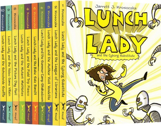 英文原版 lunch lady 系列 10册 全彩儿童漫画桥梁章节书 中小学英语
