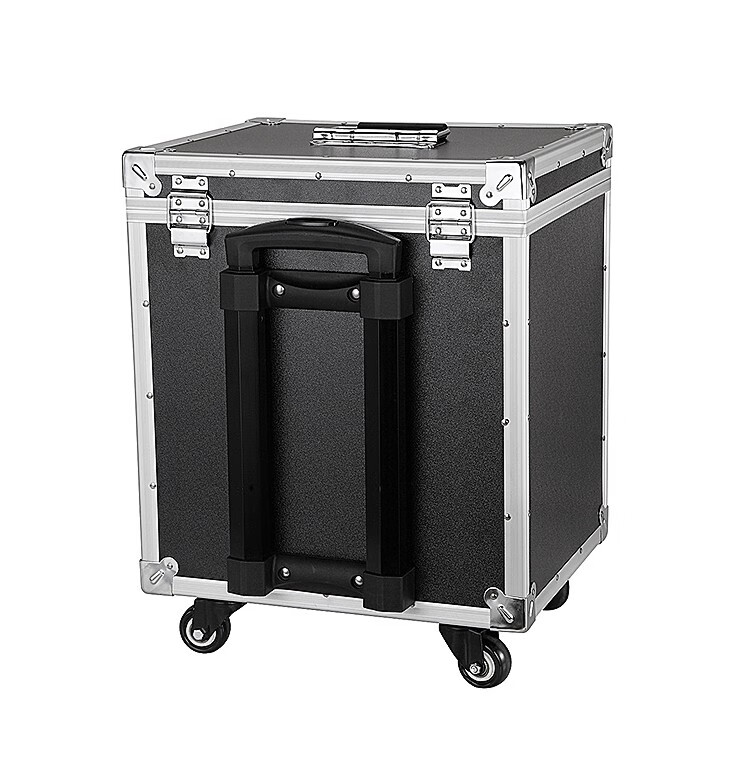 家电清洗工具收纳箱整理箱带轮多功能滚轮式拉杆箱家庭保洁工具箱圆角