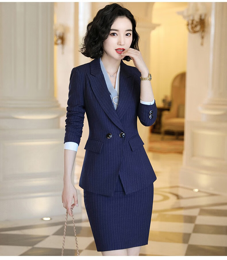 女装 小西装 dgpz dgpz条纹小西装女2020春夏新品韩版商务休闲正装
