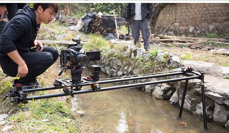 青牛滑轨 bx200 升级版专业摄像滑轨 加高腿 2米拼接式 摄影棚 电动