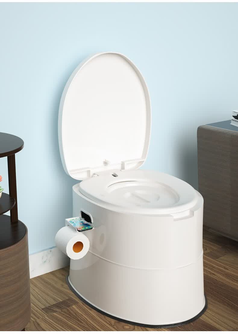 亮朵移动马桶孕妇老人马桶坐便器简易便携式可移动塑料便盆病人成人坐