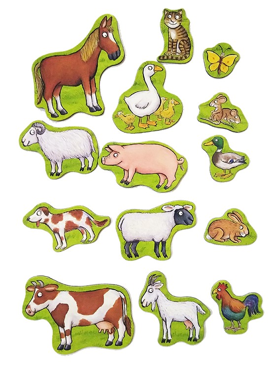 《muddle farm 手提袋礼品磁铁书 幼儿英语启蒙学习 咕噜牛作者axel