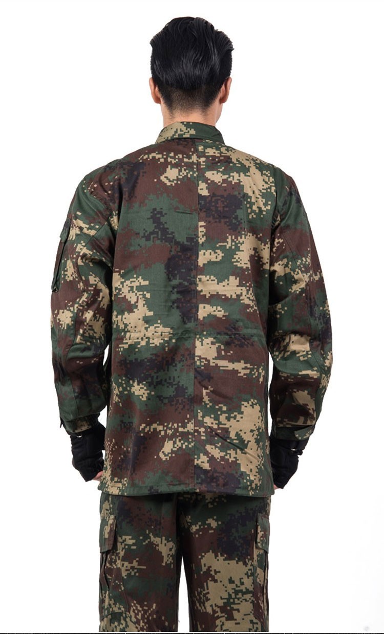 正品二火炮兵迷彩服套装男火箭07军春夏季迷彩服训练作训服加厚户外