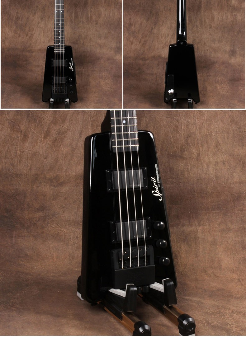 steinberger/斯坦伯格黄贯中无头便携式迷你旅行电吉他电贝司无头